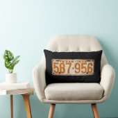 Bonnie & Clyde License Plate ランバークッション (椅子)