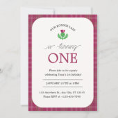 Bonnie Lass Birthday 招待状 (正面)