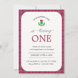 Bonnie Lass Birthday 招待状