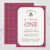 Bonnie Lass Birthday 招待状 (正面/裏面)