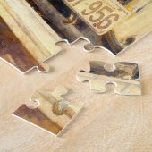 Bonnie Parker Smoking A Cigar 1933 AI Painting ジグソーパズル (側面)