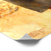 Bonnie Parker Smoking A Cigar 1933 AI Painting ポスター (角)