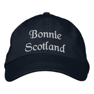 Bonnie Scotland hat – スコットランドの質の高い土産 刺繍入りキャップ