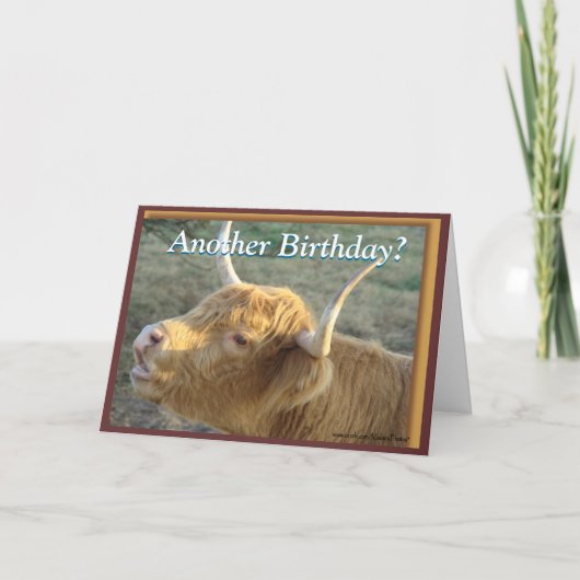 BonnieG-は誕生日カスタマイズ サンキューカード (正面)