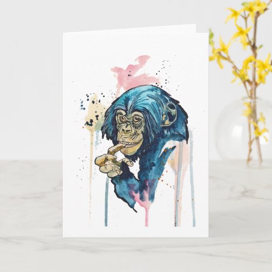 Bonobo カード (黄色い花)