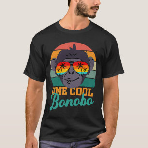 Bonobo chimpanzee熱帯サングラス男性k tシャツ