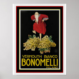 Bonomelli 12 x 16 Leonetto Cappielloによるポスター ポスター