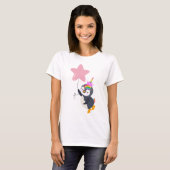 Bons sonhos pinguim unicórnio T-shirt Tシャツ (正面フル)