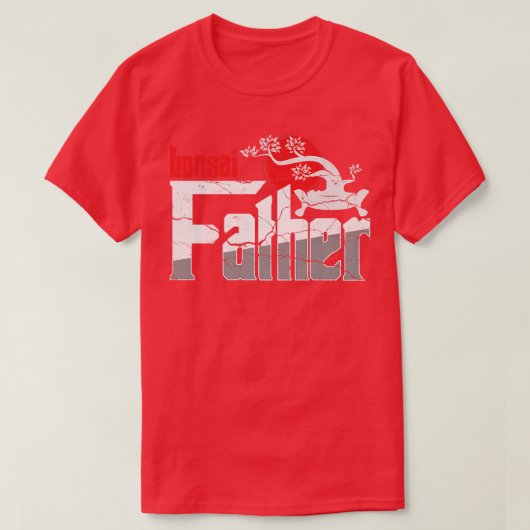 Bonsai Father Japanese Tree Meditation Samurai Bud Tシャツ (デザイン正面)