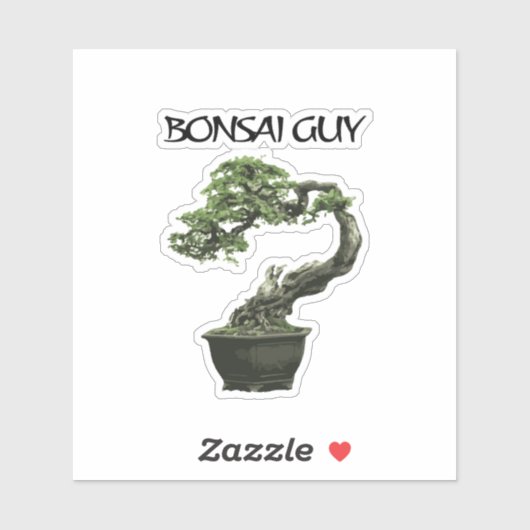 Bonsai guy funny quote for bonsai lovers シール (シート)