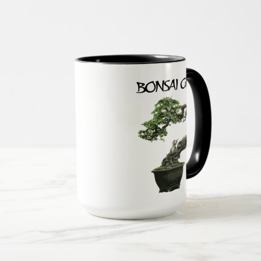 Bonsai guy funny quote for bonsai lovers マグカップ (正面右)