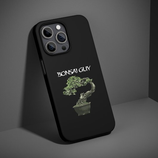 Bonsai guy funny quote for bonsai lovers iPhoneケース