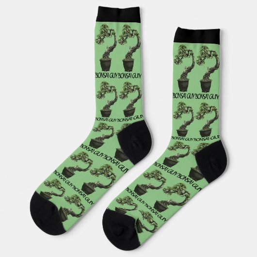 Bonsai guy funny quote for bonsai lovers socks ソックス (左)