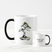 Bonsai is My Therapy funny quote for bonsai lovers モーフィングマグカップ