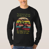 Bonsai Let The Tree Work On You Feng Shui Enthusia Tシャツ (正面)