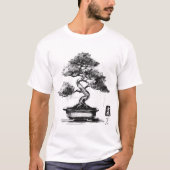 bonsai-sketch tシャツ (正面)