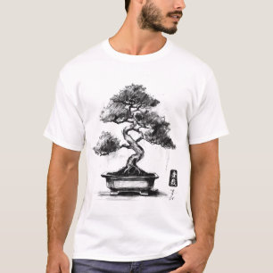 bonsai-sketch tシャツ