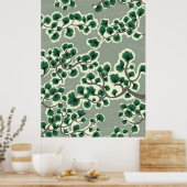 Bonsai Tree Pattern ポスター (キッチン)
