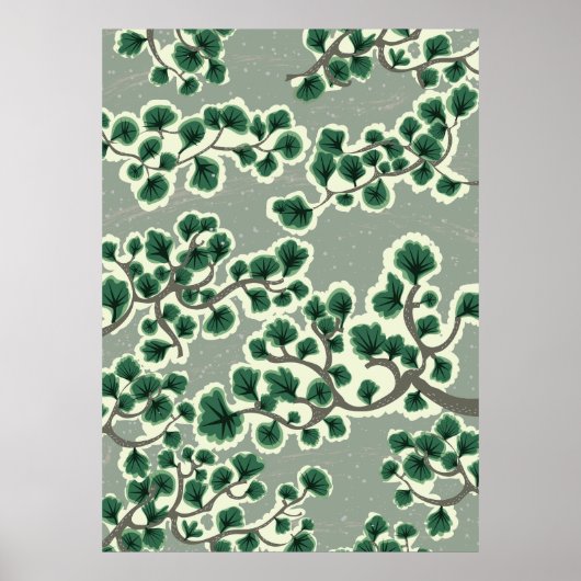 Bonsai Tree Pattern ポスター (正面)