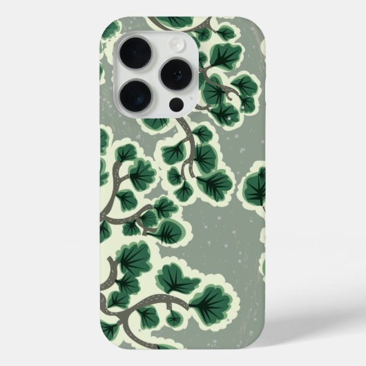 Bonsai Tree Pattern Case-Mate iPhoneケース (裏面)
