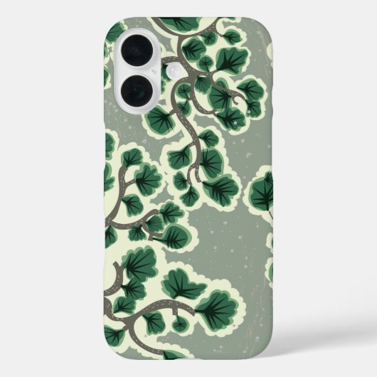 Bonsai Tree Pattern Case-Mate iPhoneケース (裏面)
