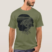 Bonsai Tree Peaceful Buddhist Tシャツ (正面)