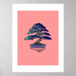 Bonsai Zen Minimal  ポスター