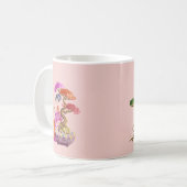 Bonsaïs géants, jeune filles zen コーヒーマグカップ (正面左)