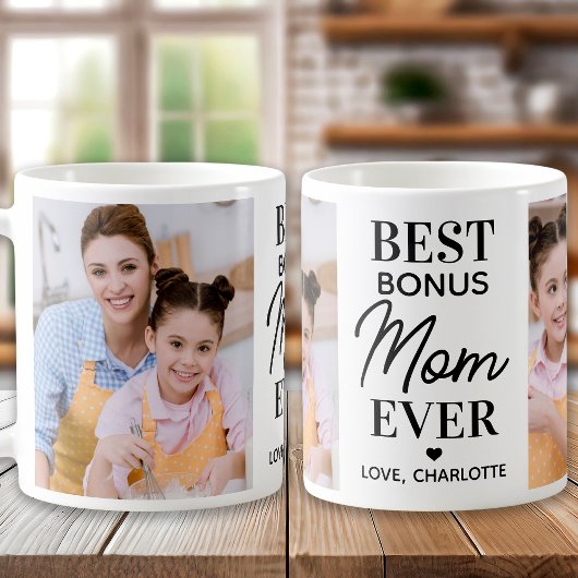 BONUS 最高の MOM Everカスタム 2 Photo Mother's Day コーヒーマグカップ