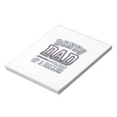 Bonus Dad of a Baller Vintage Sports Shirt Design_ ノートパッド (回転)