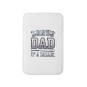 Bonus Dad of a Baller Vintage Sports Shirt Design_ バスマット (正面縦)
