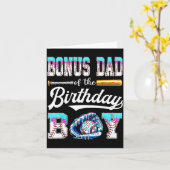 Bonus Dad Of The Birthday Boy Baseball Ice Cream D カード (黄色い花)