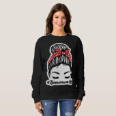 Bonus Mom Life Second Mom Mothers Day Motherhood S スウェットシャツ (正面フル)