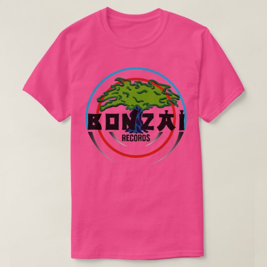Bonzaiレコード Tシャツ (デザイン正面)