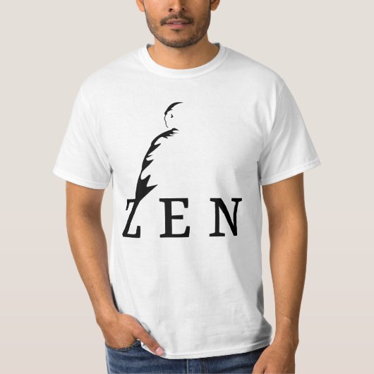 BONZE CACHÉ - ZEN (pour couleurs claires) Tシャツ (正面)