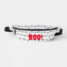 BOOかわいいおもしろい幽霊ハロウィパターン（の模様が）あるーン ファニーパック