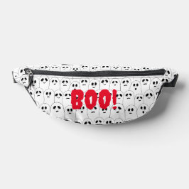 BOOかわいいおもしろい幽霊ハロウィパターン(の模様が)あるーン ファニーパック