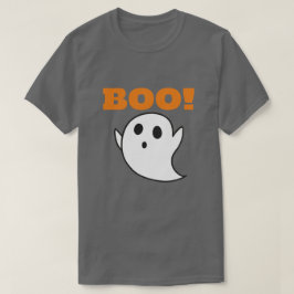 BOOの可愛い白幽霊漫画!言葉 Tシャツ