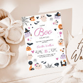 Booはハロウィーンをテーマにした赤ちゃんシャワー 招待状