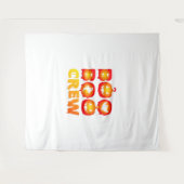 BooクルーのオーバーサイズTシャツ タペストリー (正面(横))