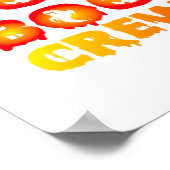 BooクルーのオーバーサイズTシャツ ポスター (角)