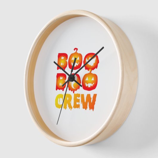 BooクルーのオーバーサイズTシャツ 壁時計 (傾斜)