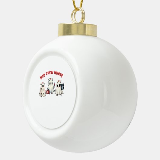 BOOクルーナースエッセンシャルTシャツ セラミックボールオーナメント (右)