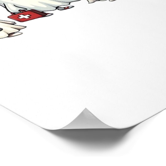 BOOクルーナースエッセンシャルTシャツ ポスター (角)