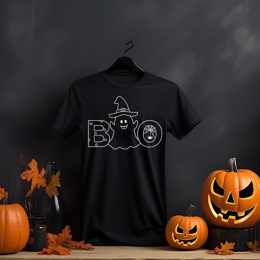 BOOシルエットハロウィーン Tシャツ