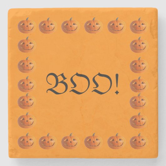 BOOジャックオランタンコースター ストーンコースター (正面)