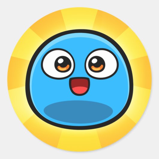 Booスタンプ ラウンドシール (正面)