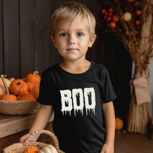 BOOドリピクールーなスクリプおもしろいトKIDのハロウィン Tシャツ