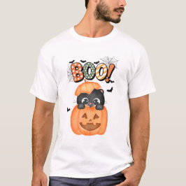 Booハロウィンの準備ができたかわいい黒い子猫 Tシャツ