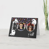 BOOハロウィン2写真と幽霊たち シーズンカード (正面)